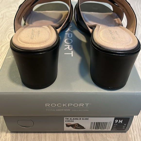 Rockport TM Alaina B Slide. Black Size 9 - Picture 9 of 9